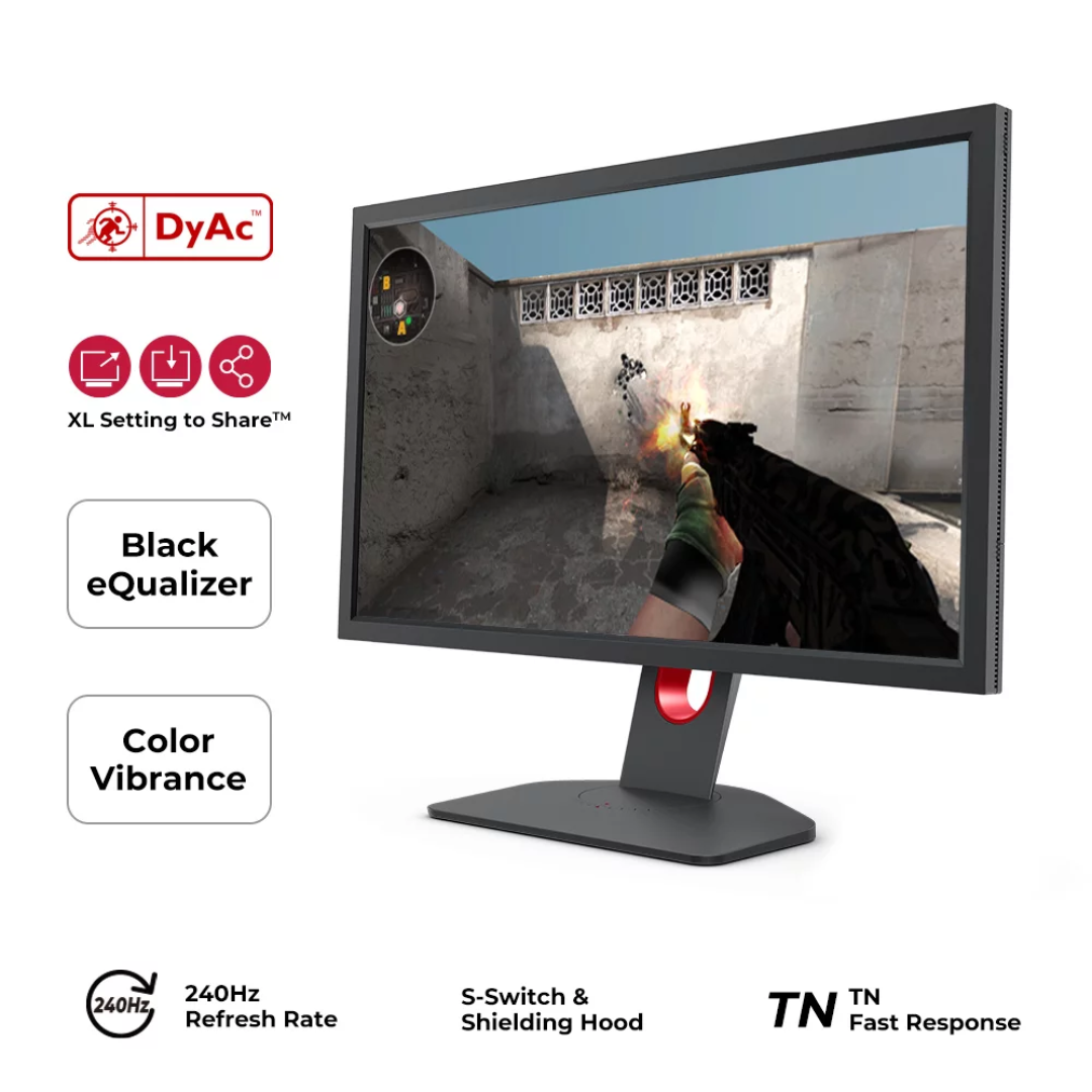 BENQ ZOWIE Fast TN 240Hz DyAc⁺™ 24.5 inch Gaming Monitor for Esports