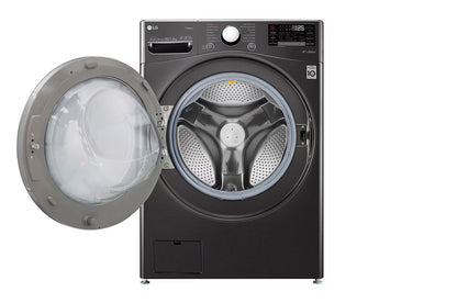 LG Washer & Dryer 20/12kg, Direct Drive, Steam, Black Steel