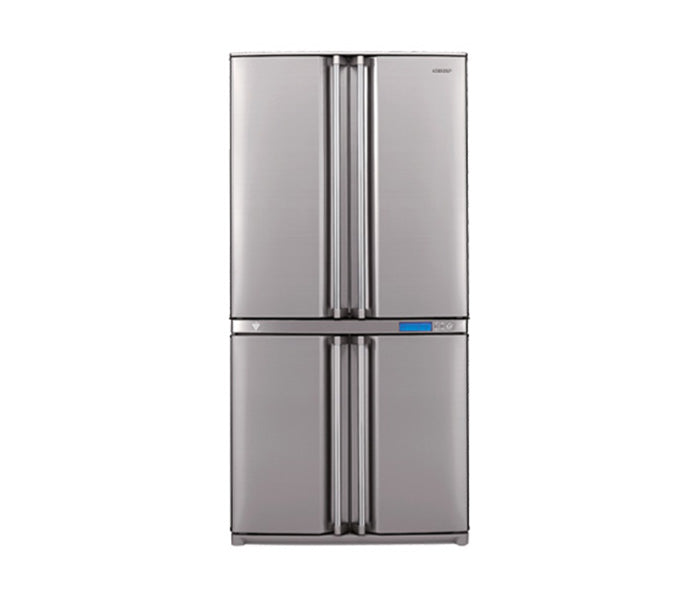 Sharp SJ-F82SL Stainless Steel 4-Door Refrigerator for 220/240 Volts