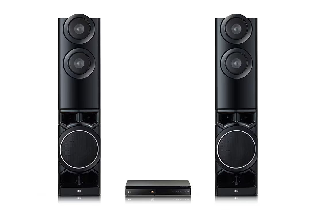 LG HOME THEATER SYSTEM, DUAL SUBWOOFER, AUX IN - LHD687BG 1250W 4.2CH