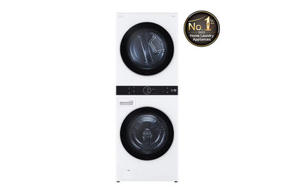 LG WT2116BRK Single Unit Front Load 21/16kg LG WashTower™ with Centre Control™, Black Steel color