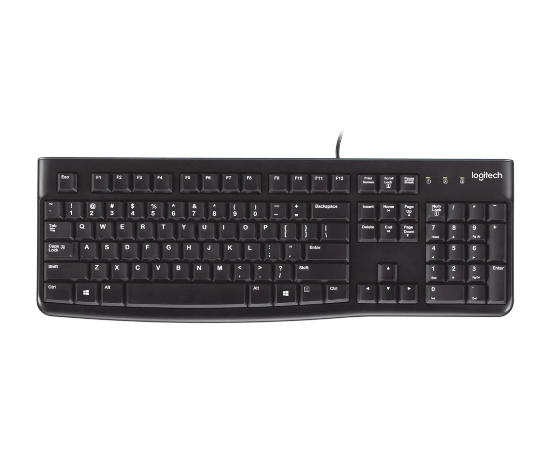 Logitech Keyboard k120 Plug-and-Play USB Keyboard