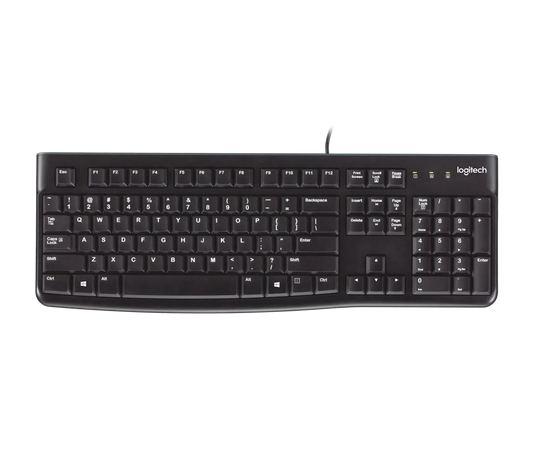 Logitech Keyboard k120 Plug-and-Play USB Keyboard