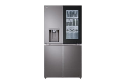 LG 4 Doors Refrigerator, 705L Gross Capacity with HygieneFRESH+™Black Stainless