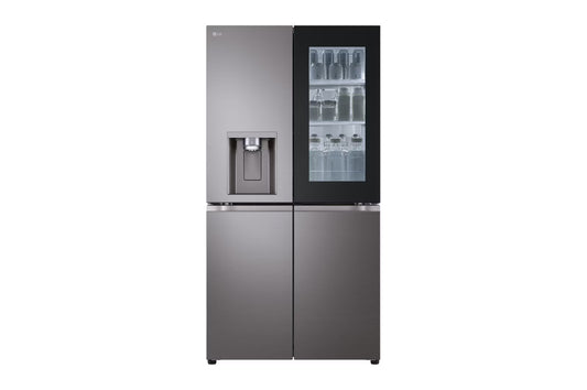 LG 4 Doors Refrigerator, 705L Gross Capacity with HygieneFRESH+™Black Stainless