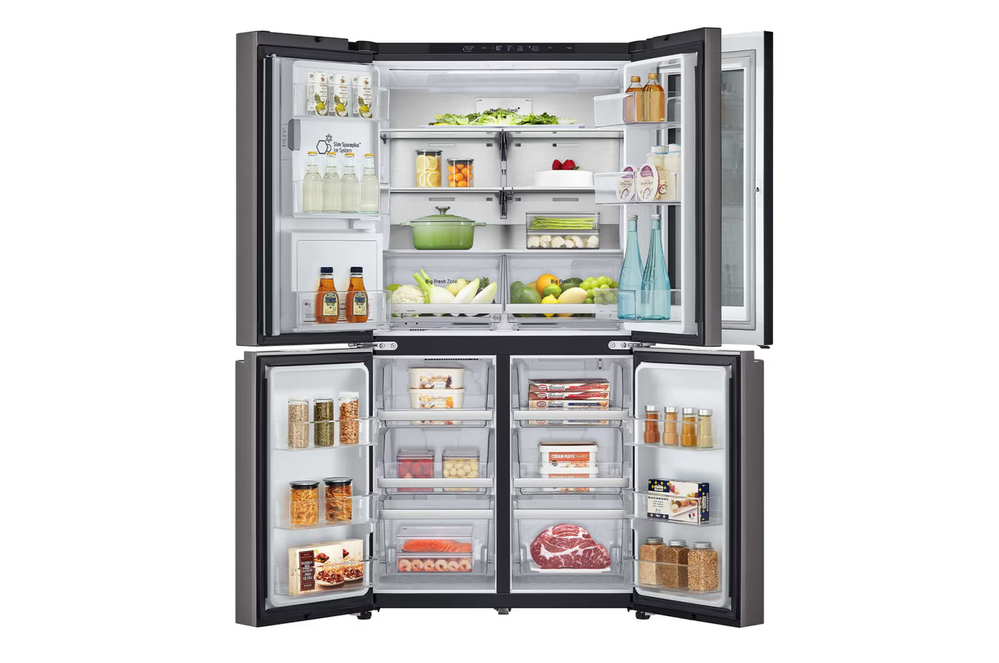 LG InstaView Door-in-Door™, Four Door Refrigerator, 738L Net Capacity with HygieneFRESH+™