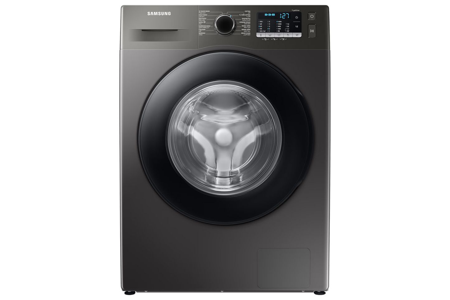 Samsung Front Loading Washer, 8kg, 1400 RPM, 14 Programs, A+++ Inox 8 kg WW80TA046AX1FH