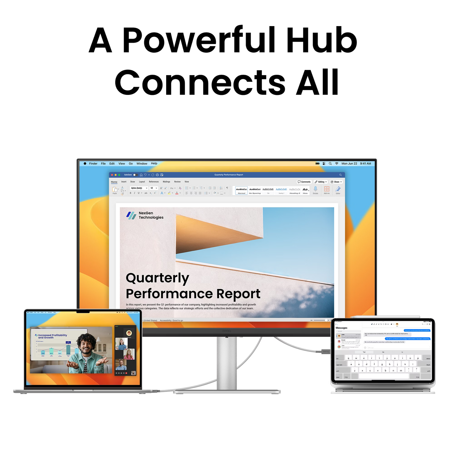 BENQ MA270U | 27" 4K Nano Matte Monitor for MacBook Pro and MacBook Air