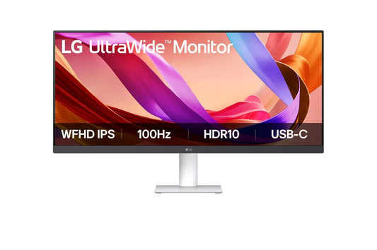 LG 29-inch UltraWide WFHD monitor with 100Hz, HDR10, and borderless design 29U531A-W