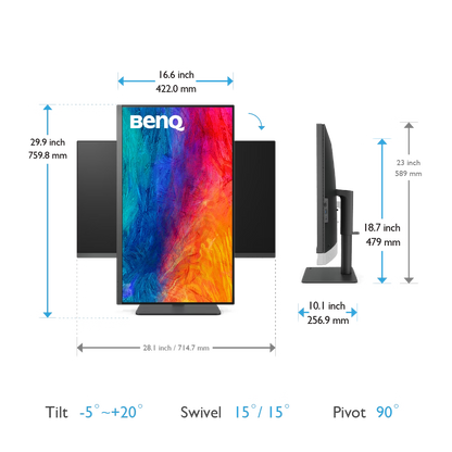 BENQ PD3205U｜31.5-inch 4K UHD sRGB USB Type-C Designer Monitor