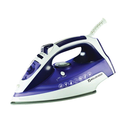 Muller kitchen MK-6045 Steam Iron 2400 Watt Ceramic plate set