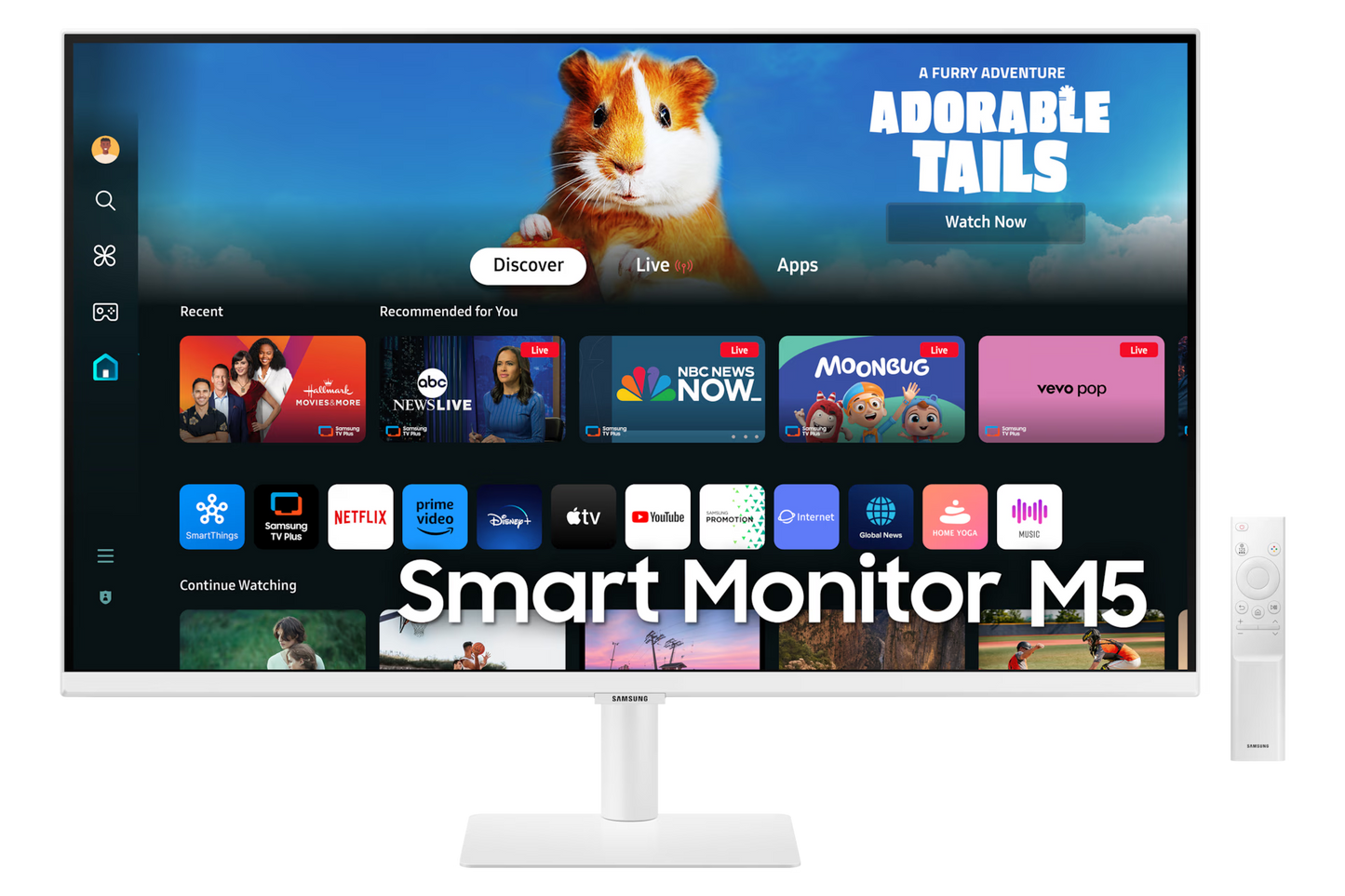 Samsung Smart Monitor M5 M50D FHD White