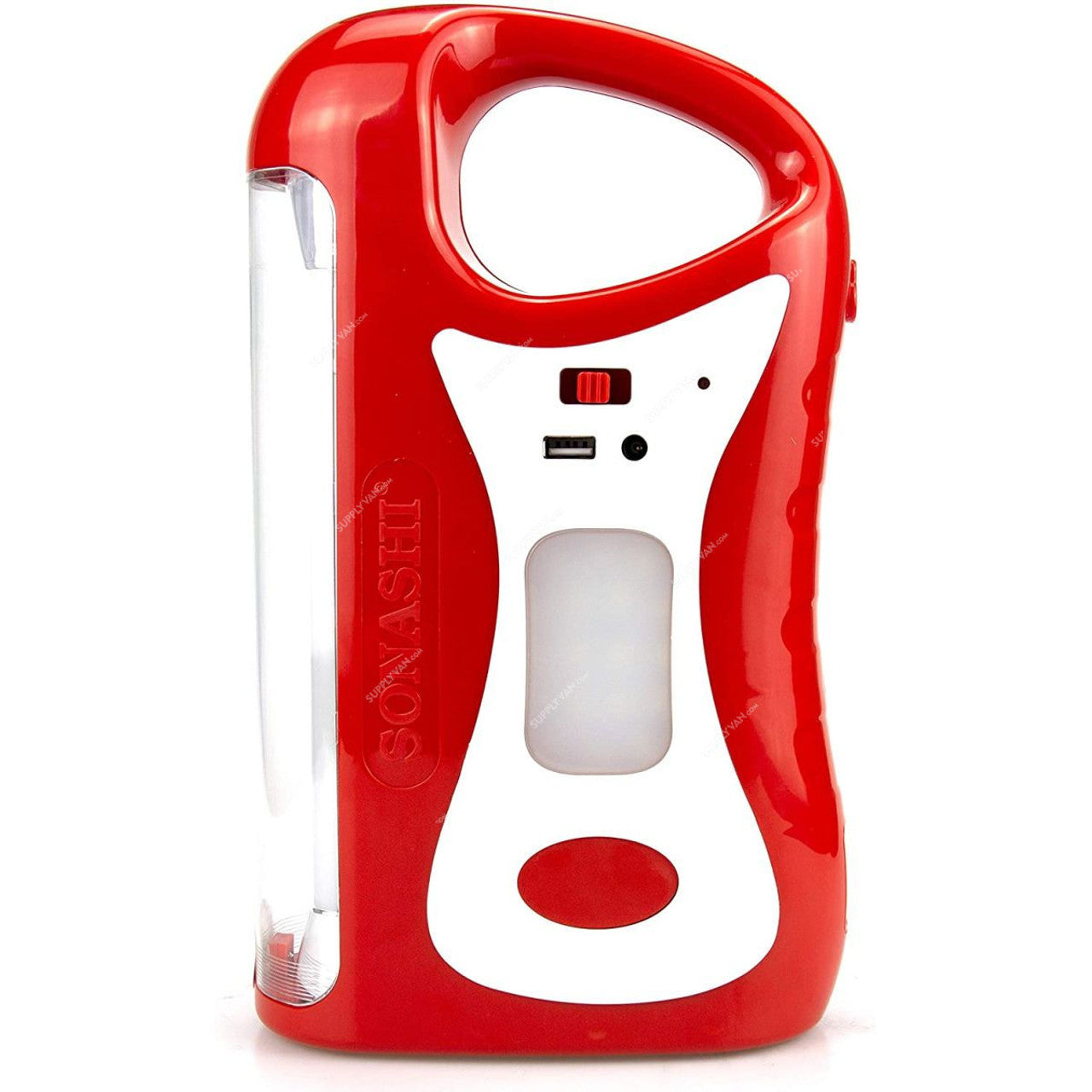Sonashi Rechargeable Emergency Lantern, SEL-721, 4.5Ah, Red