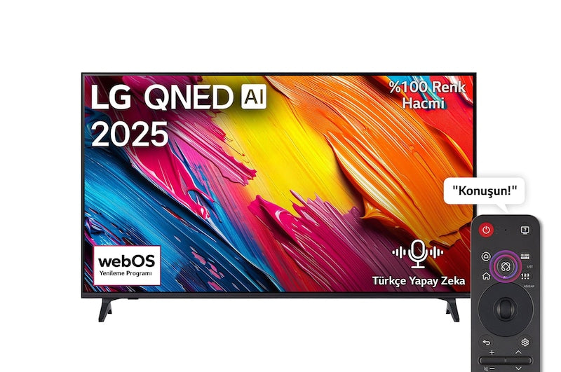 LG QNED AI QNED70 4K Smart TV AI Magic Remote HDR10 webOS25 2025