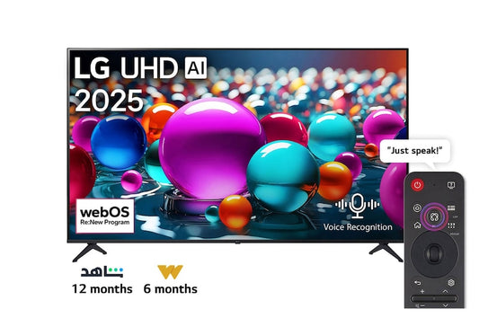 LG UHD AI UA85 4K Smart TV AI Magic remote HDR10 WebOS25 2025