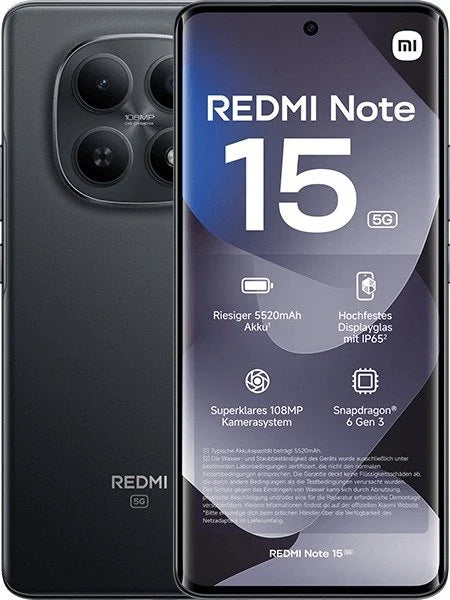 Xiaomi Redmi Note 15  256GB PRE-ORDER + free XiAOMICARE+ Buds 6 Play